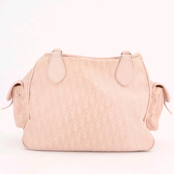 (RARE) CHRISTIAN DIOR PINK  LOVELY TROTTER BAG - Picture 2 of 8